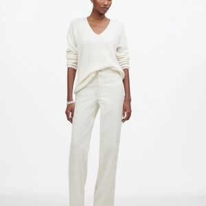 NWT Madewell The Emmett Wide-Leg Pant in Corduroy: Welt Pocket Edition (27P)